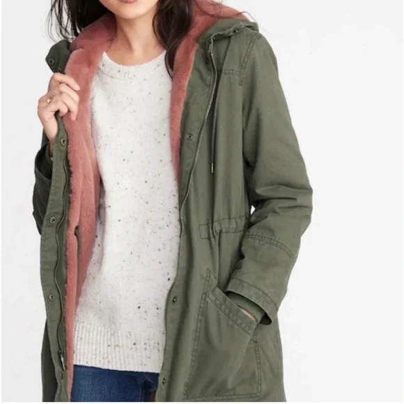Old Navy Jackets Coats Old Navy Sherpa Lined Utility Parka